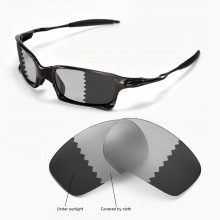 Walleva Polarized Transition/Photochromic Replacement Lenses for Oakley X Squared Sunglasses